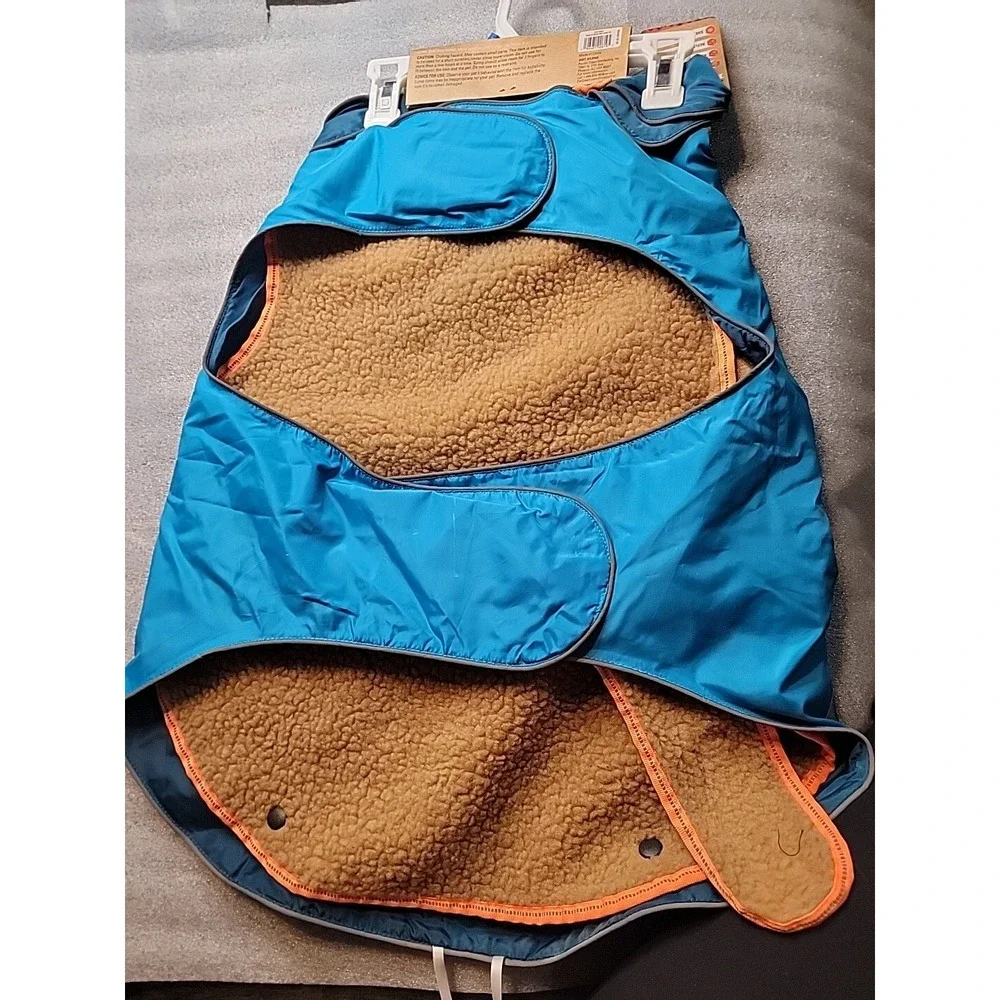 Arcadia Trail 3 in 1 Multiwear Blue Dog Coat w/ Removable Sherpa Liner Sz Xlarge